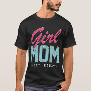 T-shirt Maman Fille Est 2023 Maman Fille À Venir Nouveau P