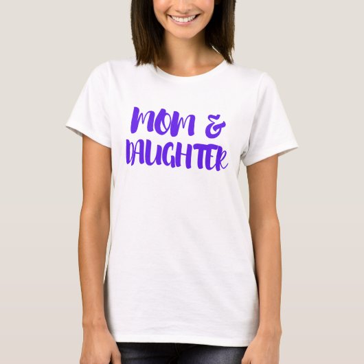 T-shirt Maman & Fille - Incassable Bond (Devant)