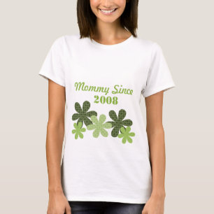 T-shirt Maman Fleur Personnalisable depuis T-shirt, Vert