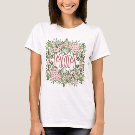 T-shirt Maman Florale (Devant)