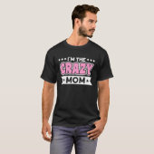 T-shirt maman folle Merci meilleure mère stepmère mère (Devant entier)