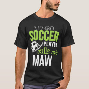 T-shirt Maman foot - Mon Joueur Préféré M'appelle 