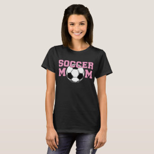 T-shirt Maman FOOTBALL - Rose