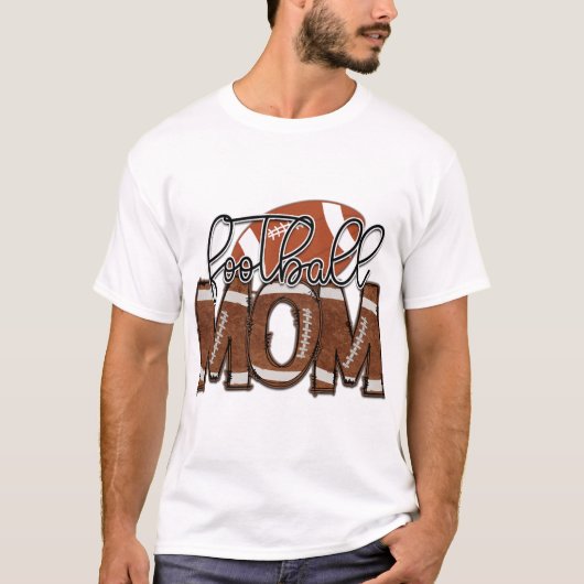 T-shirt maman footballeur (Devant)