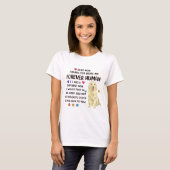 T-shirt Maman Forever Creme humaine Golden Retriever Mères (Devant entier)