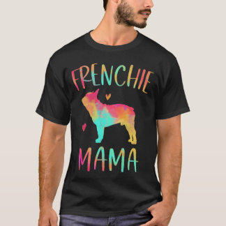 T-shirt Maman Frenchie Cadeaux Colorés de Bouledogue Franç