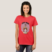 T-shirt Maman Fur tendance - Montrer l'amour pour (Devant entier)