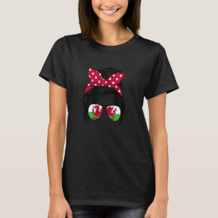 T-shirt Maman galloise Américaine d'origine Racines galloi