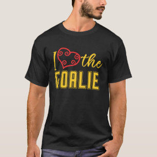 T-shirt Maman gardien de but de crosse Crosse garçons fill