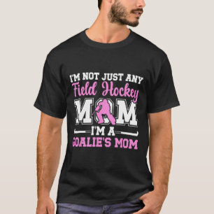 T-shirt Maman gardienne de but de hockey sur gazon fière M