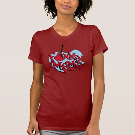 T-shirt Maman géniale T rouge (Devant)