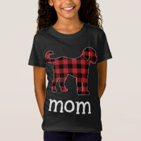 Maman Goldendoodle Rouge Plaid Noël Correspondant 