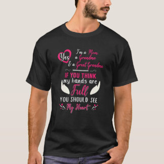 T-shirt Maman Grand-maman Grand-maman Mama Nana Vous Devri