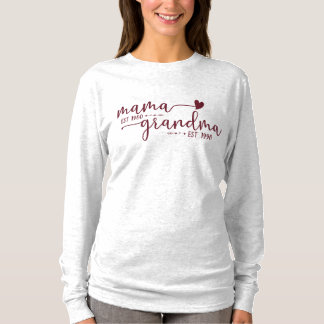T-shirt Maman Grand-mère Est Mignonne