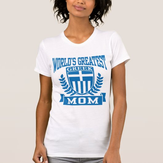 T-shirt Maman grecque (Devant)