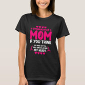 T-shirt Maman gymnastique Vous pensez que ma main est plei (Devant)