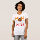 T-shirt Maman Halloween de Patch Pumpkin Sorcière (Devant entier)