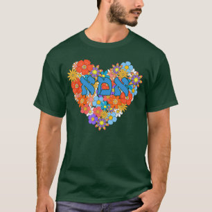 T-shirt Maman hébraïque juive maman israélienne Imma fleur