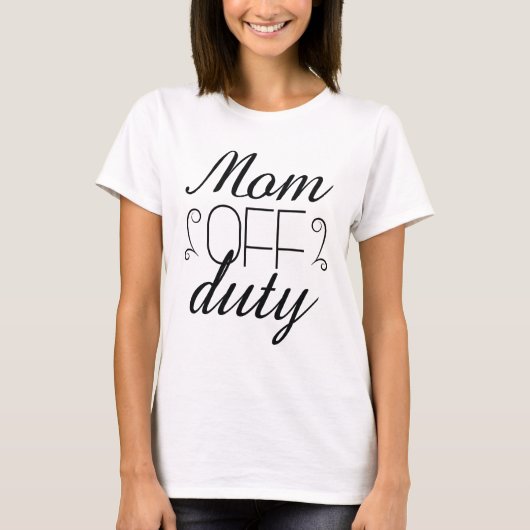 T-shirt Maman hors service (Devant)