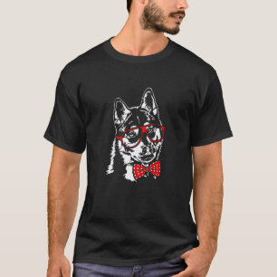 T-shirt Maman husky sibérien mignon chien de traîneau