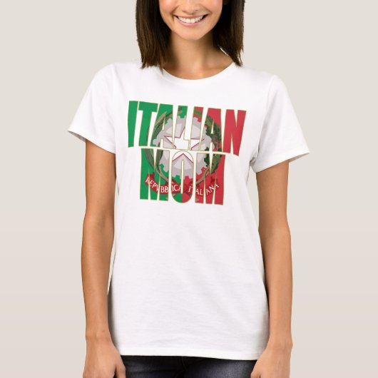 T-shirt Maman italienne (Devant)