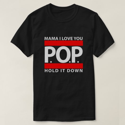 T-shirt Maman, je t'aime POP, retiens ça  (Design devant)