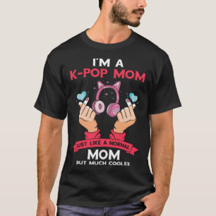 T-shirt Maman K-Pop Cœur coréen Musique K-Pop Musique coré