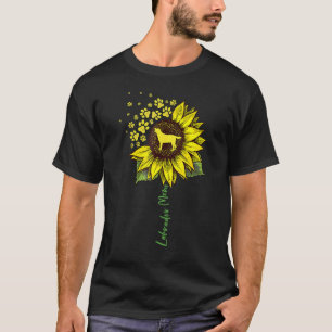 T-shirt Maman Labrador Tournesol Labrador Retriever Chien