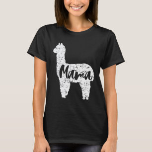 T-shirt Maman Lama Alpaga Fière Mignonne Bonne Fête Des Mè