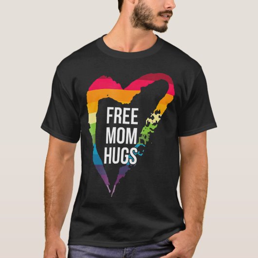 T-shirt maman libre embrasse la communauté LGBT (Devant)