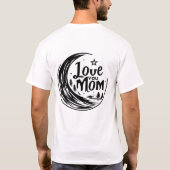 T-shirt Maman Lune Amour (Dos)