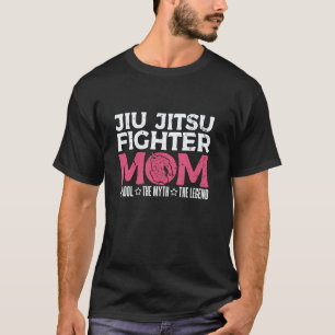 T-shirt Maman lutteuse de Jiu Jitsu classique L'idole Judo