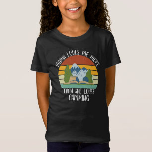 T-Shirt Maman M'Aime Plus Qu'Elle N'Aime Le Camping