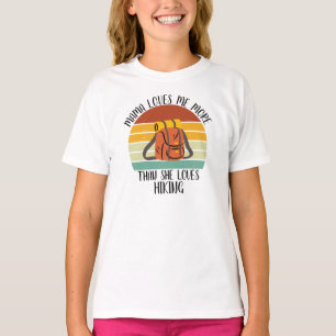 T-shirt Maman M'Aime Plus Qu'Elle N'Aime Le Randonnée