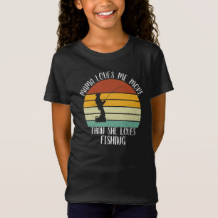 T-Shirt Maman M'Aime Plus Qu'Elle N'Aime Pêcher