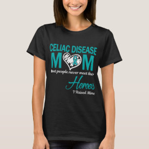 T-shirt Maman Maladie Cœliaque J'ai Élevé Le Mien
