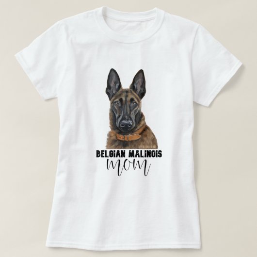 T-shirt Maman Malinoise belge (Design devant)