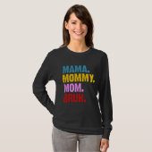 T-shirt Maman maman Bruh (Devant entier)