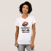 T-shirt Maman maman de baseball (Devant entier)