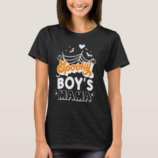 T-shirt Maman maman du garçon éffrayant Femmes d'Halloween