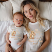 T-shirt Maman Matatching Lion Our First Mother's day Toget