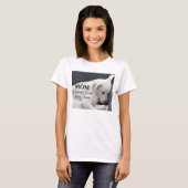 T-shirt Maman Mérite Un Peu De Repos Mignonne Chien Chien  (Devant entier)