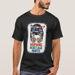 T-shirt Maman Messy Bun Cool Femmes Mois du patrimoine his