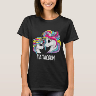 T-shirt Maman mignonne Bébé Mama Unicorn Funny Mamacorn Ca
