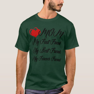 T-shirt Maman Mon Ami Forever Famille de conception cardia