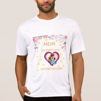 T-shirt Maman : Mon premier amour, mon héros de l'histoire