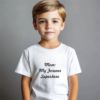 T-shirt Maman Mon super-héros pour toujours