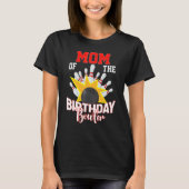 T-shirt Maman Of The Birthday Bowler Enfant Birthday Bowli (Devant)