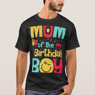 T-shirt Maman of the Birthday Boy Funny Mother Mama Family