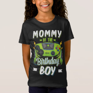 T-Shirt Maman of the Birthday Boy Matching famille Vidéo G